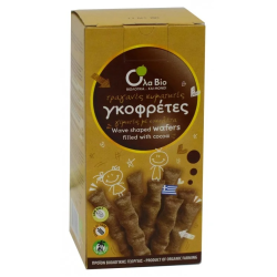 Βιολογικές Γκοφρέτες με Σοκολάτα 140g