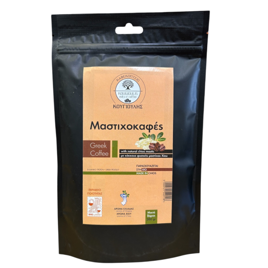 Μαστιχοκαφές (ελληνικός καφές με κομμάτια φυσικής μαστίχας Χίου) 200g