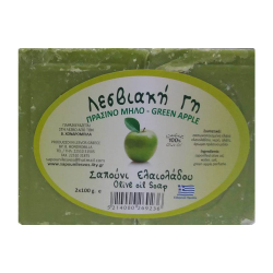 Σαπούνι με άρωμα Πράσινο μήλο Λεσβιακή Γη 2*100gr