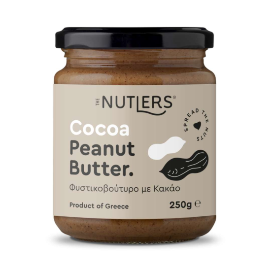 Φυστικοβούτυρο με Κακάο The Nutler's 250γρ Φυστικοβούτυρο με Κακάο The Nutler's 250γρ