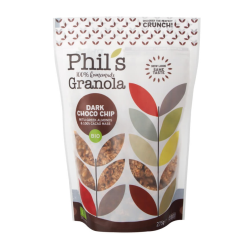 Phil's Granola Μαύρη Σοκολάτα & Αμύγδαλο 275gr
