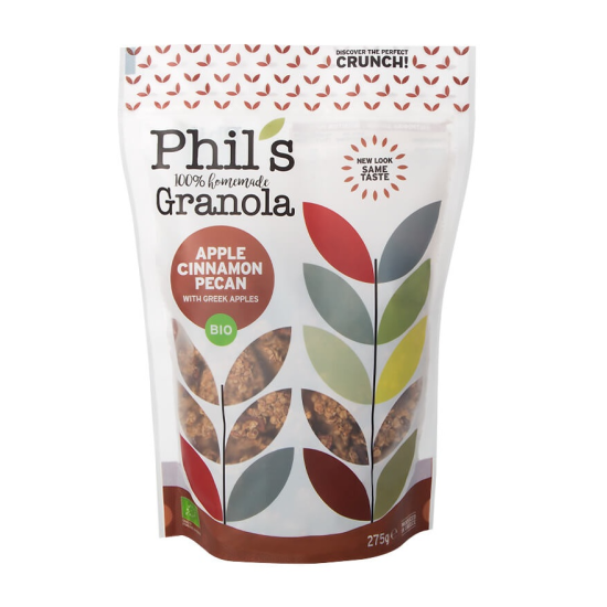 Phil's Granola Μήλο-Κανέλα-Πεκάν 275γρ Phil's Granola Μήλο-Κανέλα-Πεκάν 275γρ