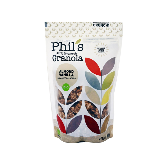 Phil΄s Granola Αμύγδαλο- Βανίλια 275γρ Phil΄s Granola Αμύγδαλο- Βανίλια 275γρ