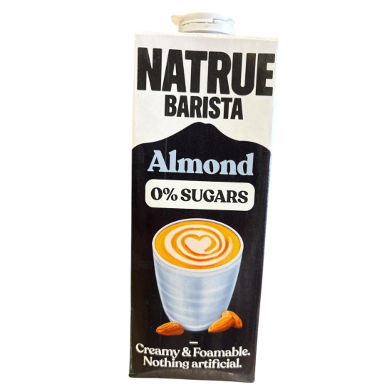 ALMOND BARISTA NATRUE 1LT (Barista αμυγδάλου χωρίς ζάχαρη) ALMOND BARISTA NATRUE 1LT (Barista αμυγδάλου χωρίς ζάχαρη)