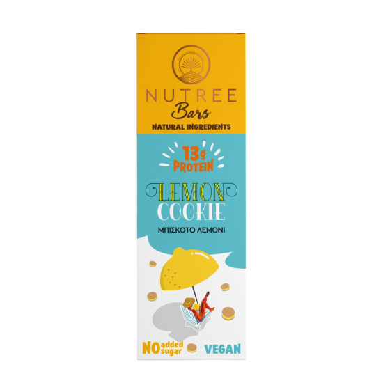 Πρωτεϊνική μπάρα lemon cookie  Nutree 50γρ Χ/ΓΛ