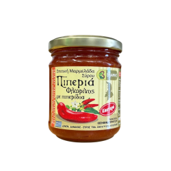Μαρμελάδα Σύρου με Πιπεριά Φλωρίνης & πιπερίδια (καυτερή) 250γρ