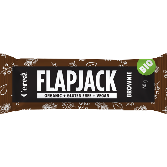 Βιολογική μπάρα Brownie με Κάσιους,Κακάο & άρωμα καφέ Flapjack Χ/ΓΛ 60g Βιολογική μπάρα Brownie με Κάσιους,Κακάο & άρωμα καφέ Flapjack Χ/ΓΛ 60g